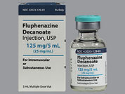 Fluphenazine Decanoate: Esto es un Vial imprimido con nada en la parte delantera, nada en la parte posterior, y es fabricado por None.