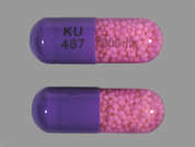 Verapamil Er Pm: Esto es un Cápsula 24hr LP Unidades De Gránulos amethyst oblongo imprimido con KU  487 en la parte delantera, 300 mg en la parte posterior, y es fabricado por WILSHIRE PHARMA.