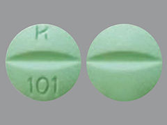 Esto es un Tableta  redondo imprimido con K  101 en la parte delantera, nada en la parte posterior, y es fabricado por KVK-TECH, INC..