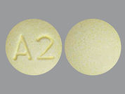 Dexmethylphenidate Hcl: This is a Tablet imprinted with A2 on the front, nothing on the back.