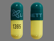 Loxapine Succinate: This is a Capsule imprinted with logo and LANNETT on the front, 1395 on the back.