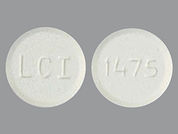 Diethylpropion Hcl: This is a Tablet imprinted with LCI on the front, 1475 on the back.