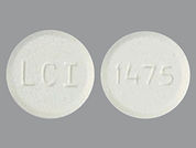 Diethylpropion Hcl: Esto es un Tableta imprimido con LCI en la parte delantera, 1475 en la parte posterior, y es fabricado por None.