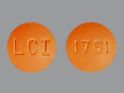 Fluphenazine Hcl: Esto es un Tableta imprimido con LCI en la parte delantera, 1791 en la parte posterior, y es fabricado por None.