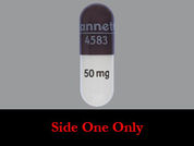 Methylphenidate Hcl Cd: This is a Capsule Er Biphasic 30-70 imprinted with LANNETT 4583 on the front, 50 mg on the back.