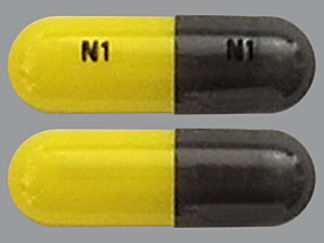 Esto es un Cápsula imprimido con N1 en la parte delantera, N1 en la parte posterior, y es fabricado por None.