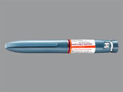 Insulin Lispro Junior Kwikpen: This is a Insulin Pen Half-unit imprinted with nothing on the front, nothing on the back.