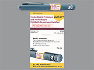 Inyector De Insulina de 75-25/Ml (package of 3.0 ml(s)) de Insulin Lispro Protamine Mix