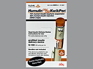 Humulin 70/30 Kwikpen 70-30/Ml (package of 3.0 ml(s)) Insulin Pen