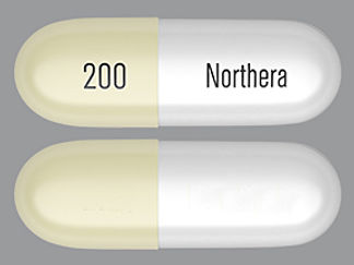 Esto es un Cápsula imprimido con 200 en la parte delantera, Northera en la parte posterior, y es fabricado por None.