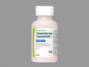 Cefadroxil: This is a Suspension Reconstituted Oral imprinted with nothing on the front, nothing on the back.