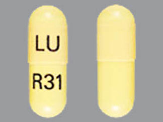 Esto es un Cápsula imprimido con LU en la parte delantera, R31 en la parte posterior, y es fabricado por None.