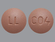 Simvastatin: This is a brick red round Tablet imprinted with LL on the front, C04 on the back, and is manufactured by LEGACY PHARMACE.