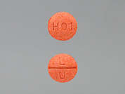 Trandolapril: This is a pink round Tablet imprinted with L  U on the front, H01 on the back, and is manufactured by LUPIN PHARMACEU.