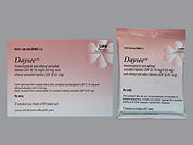 Daysee: This is a Tablet Dose Pack 3 Months imprinted with LU on the front, V21 or V22 on the back.