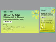 Blisovi Fe 1Mg-20(21) Tablet