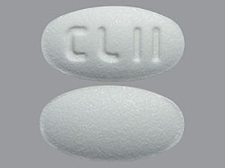 This is a Tablet imprinted with CL11 on the front, nothing on the back.