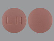 Clopidogrel: This is a Tablet imprinted with L 11 on the front, nothing on the back.
