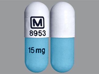 This is a Capsule Er 24 Hr imprinted with logo and 8953 on the front, 15 mg on the back.