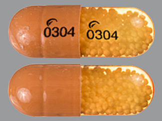 This is a Capsule Er imprinted with logo and 0304 on the front, logo and 0304 on the back.