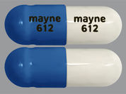 Methylphenidate La: This is a Capsule Er Biphasic 50-50 imprinted with mayne  612 on the front, mayne  612 on the back.