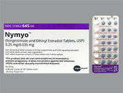 Nymyo: This is a Tablet imprinted with C3 or P on the front, N on the back.