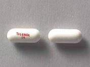 Tylenol: Esto es un Tableta imprimido con TYLENOL  325 en la parte delantera, nada en la parte posterior, y es fabricado por None.
