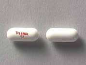 Tylenol: This is a white oblong Tablet imprinted with TYLENOL  325 on the front, nothing on the back, and is manufactured by J&J CONS/KENVUE.
