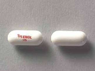 This is a Tablet imprinted with TYLENOL  325 on the front, nothing on the back.