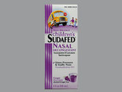 Children'S Sudafed: This is a Liquid imprinted with nothing on the front, nothing on the back.