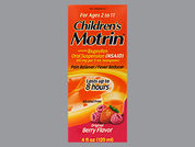 Children'S Motrin: This is a Suspension Oral imprinted with nothing on the front, nothing on the back.