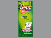 Children'S Zyrtec: This is a Solution Oral imprinted with nothing on the front, nothing on the back.