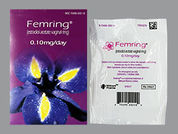 Femring: This is a Ring Vaginal imprinted with nothing on the front, nothing on the back.