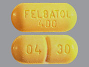 Felbatol: Esto es un Tableta imprimido con FELBATOL 400 en la parte delantera, 0430 en la parte posterior, y es fabricado por None.
