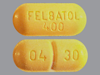 Esto es un Tableta imprimido con FELBATOL 400 en la parte delantera, 0430 en la parte posterior, y es fabricado por None.