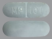 Tricare: This is a Tablet imprinted with MP 101 on the front, nothing on the back.