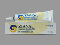 Gel de 1.2-0.025% (package of 30.0 gram(s)) de Ziana