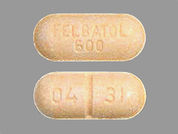 Felbatol: Esto es un Tableta imprimido con 04 31 en la parte delantera, Felbatol 600 en la parte posterior, y es fabricado por None.