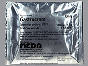Gastrocrom: This is a Concentrate Oral imprinted with nothing on the front, nothing on the back.