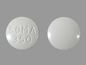 Soma: This is a Tablet imprinted with SOMA  350 on the front, nothing on the back.