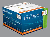 Jeringa Empty Disposable de 29 G X1/2" de Easy Touch Insulin Safety