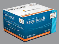 Jeringa Empty Disposable de 30Gx1/2" de Easy Touch Insulin Safety