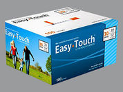 Easy Touch: Esto es un Jeringa Empty Disposable imprimido con nada en la parte delantera, nada en la parte posterior, y es fabricado por None.
