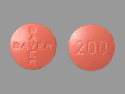 Nexavar: This is a Tablet imprinted with BAYER BAYER on the front, 200 on the back.
