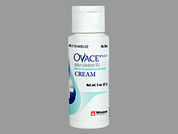 Ovace Plus: This is a Cream imprinted with nothing on the front, nothing on the back.