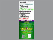 Children'S Cetirizine Hcl: Esto es un Solución Oral imprimido con nada en la parte delantera, nada en la parte posterior, y es fabricado por None.