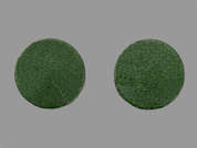 Ferosul: This is a green round Tablet imprinted with nothing on the front, nothing on the back, and is manufactured by MAJOR PHARMACEU.