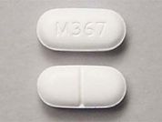 Hydrocodone W/Acetaminophen: This is a Tablet imprinted with M367 on the front, nothing on the back.
