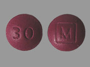 Morphine Sulfate Er: This is a Tablet Er imprinted with M on the front, 30 on the back.