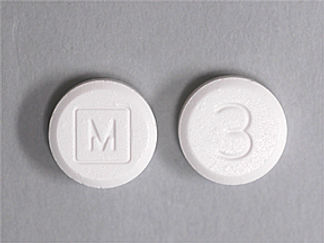This is a Tablet imprinted with Logo on the front, 3 on the back.